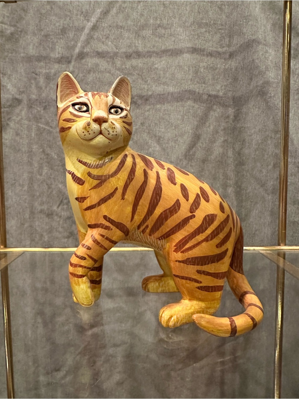 Enesco TYBER CATS COLLECTION 1997 - Item 367974 Height 5.5 in Length 4.5 in EUC